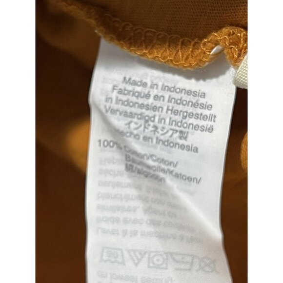 Madewell Size Medium Cropped V Neck Pocket Tee Retail Brown  Cotton - Picture 6 of 8